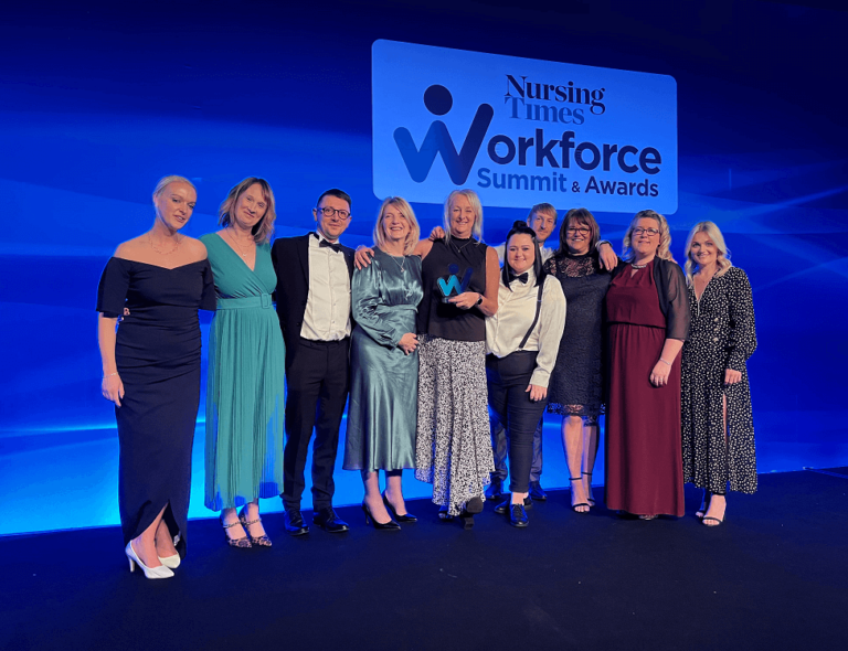 Bridgewater triumphs at Nursing Times Workforce Awards Bridgewater