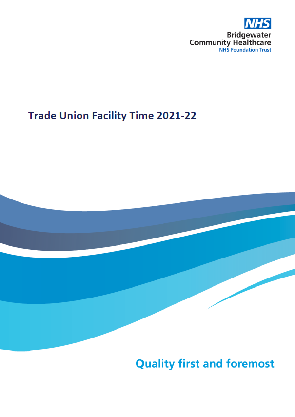 Trade Union Facility Time 2021-22
