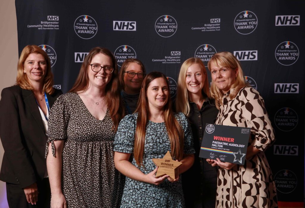 Clinical Team of the Year - Joint winners - Paediatric Audiology, Halton