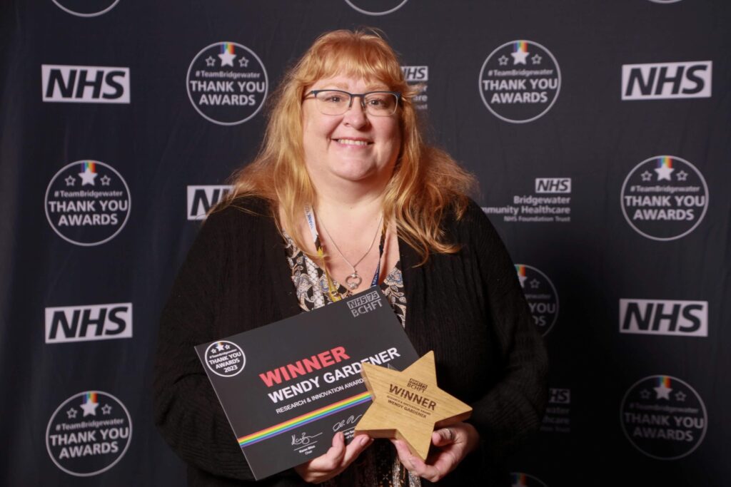 Research and Innovation Award - Joint winners - Wendy Gardener, 0-19 Practice Development lead