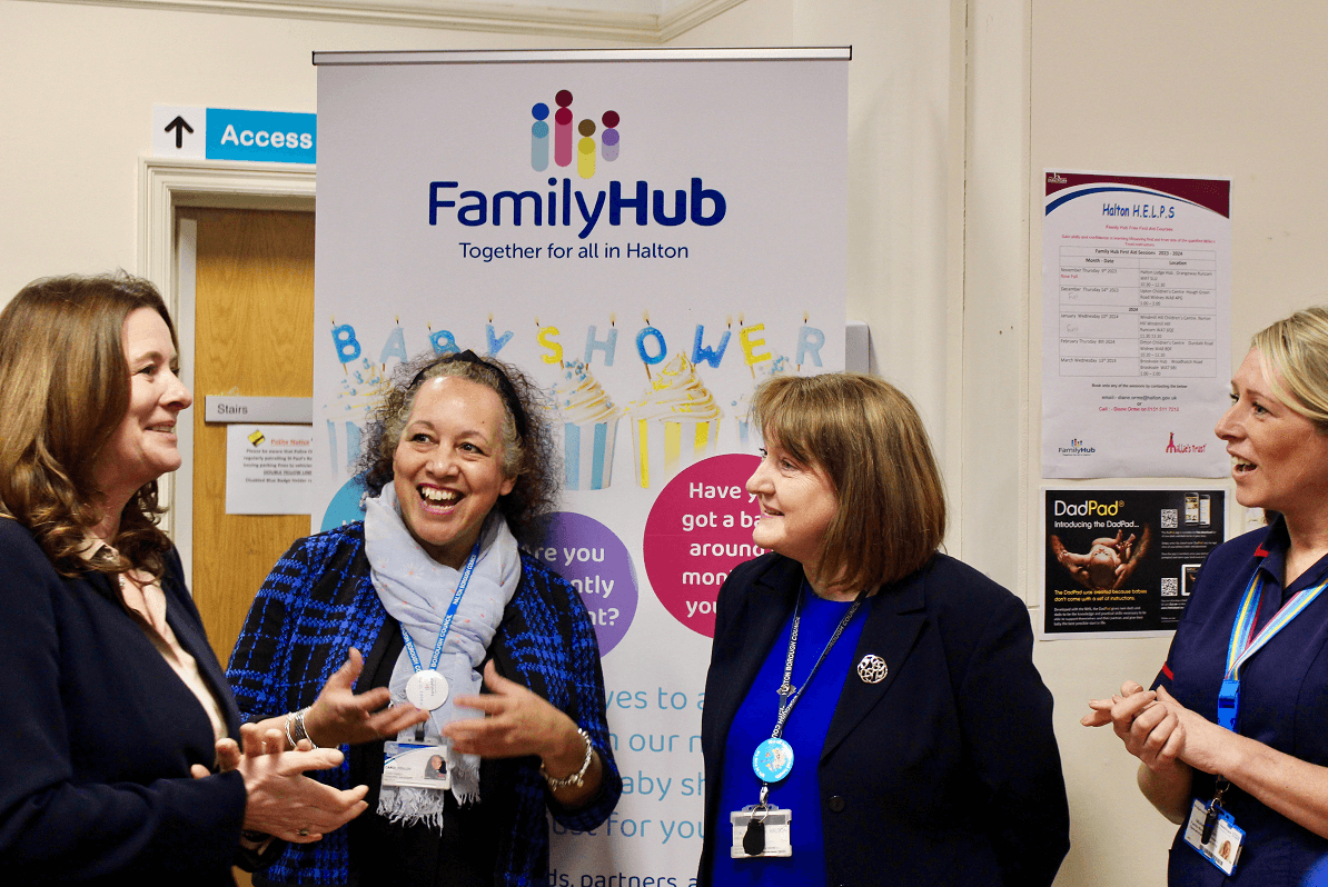 Bridgewater’s partnership in Halton is nationally recognised for progress on delivering Family Hubs