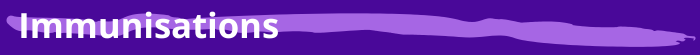 Immunisations header