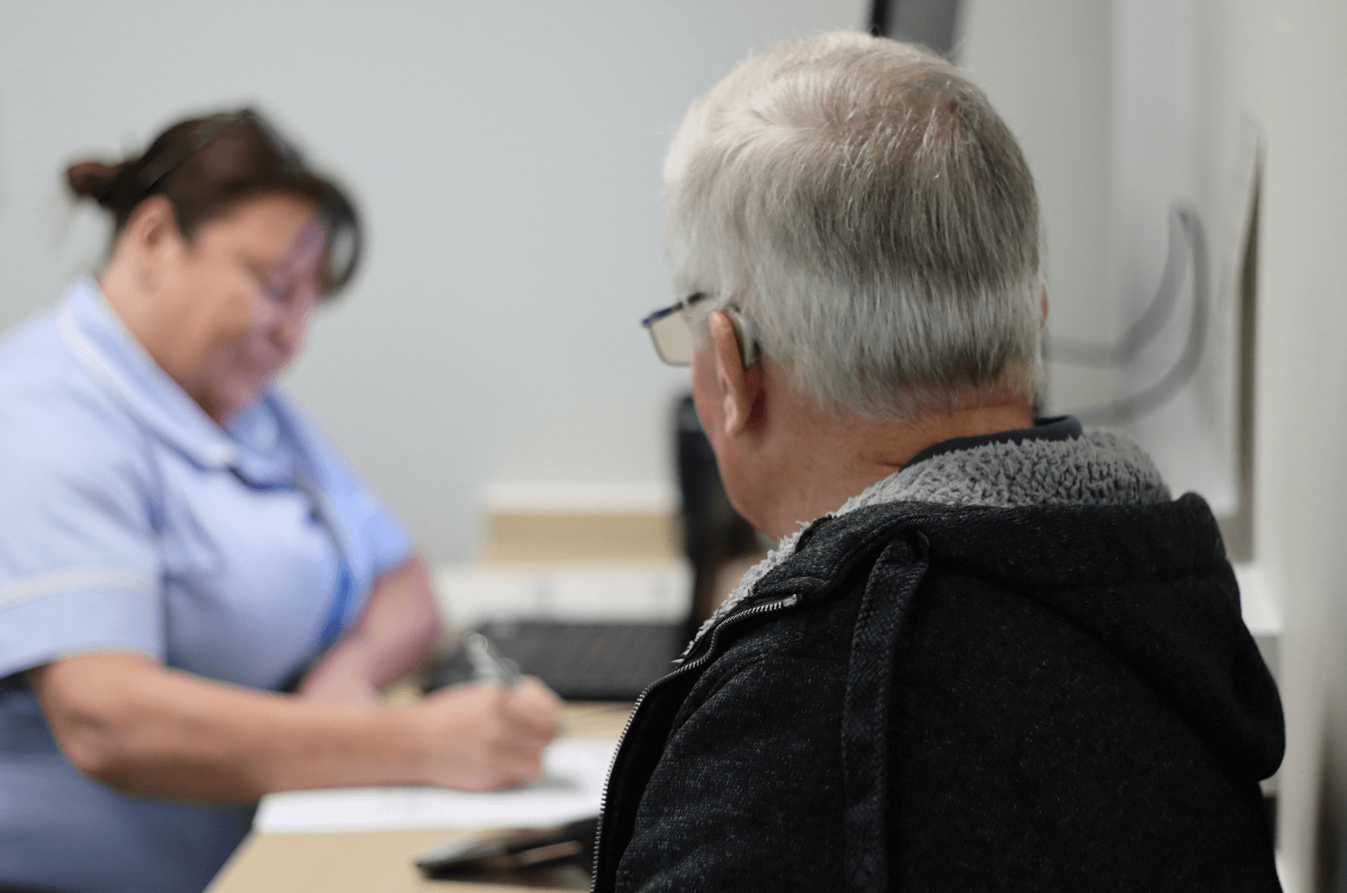 AI Dermatology service - Stephen Campion with Healthcare Assistant