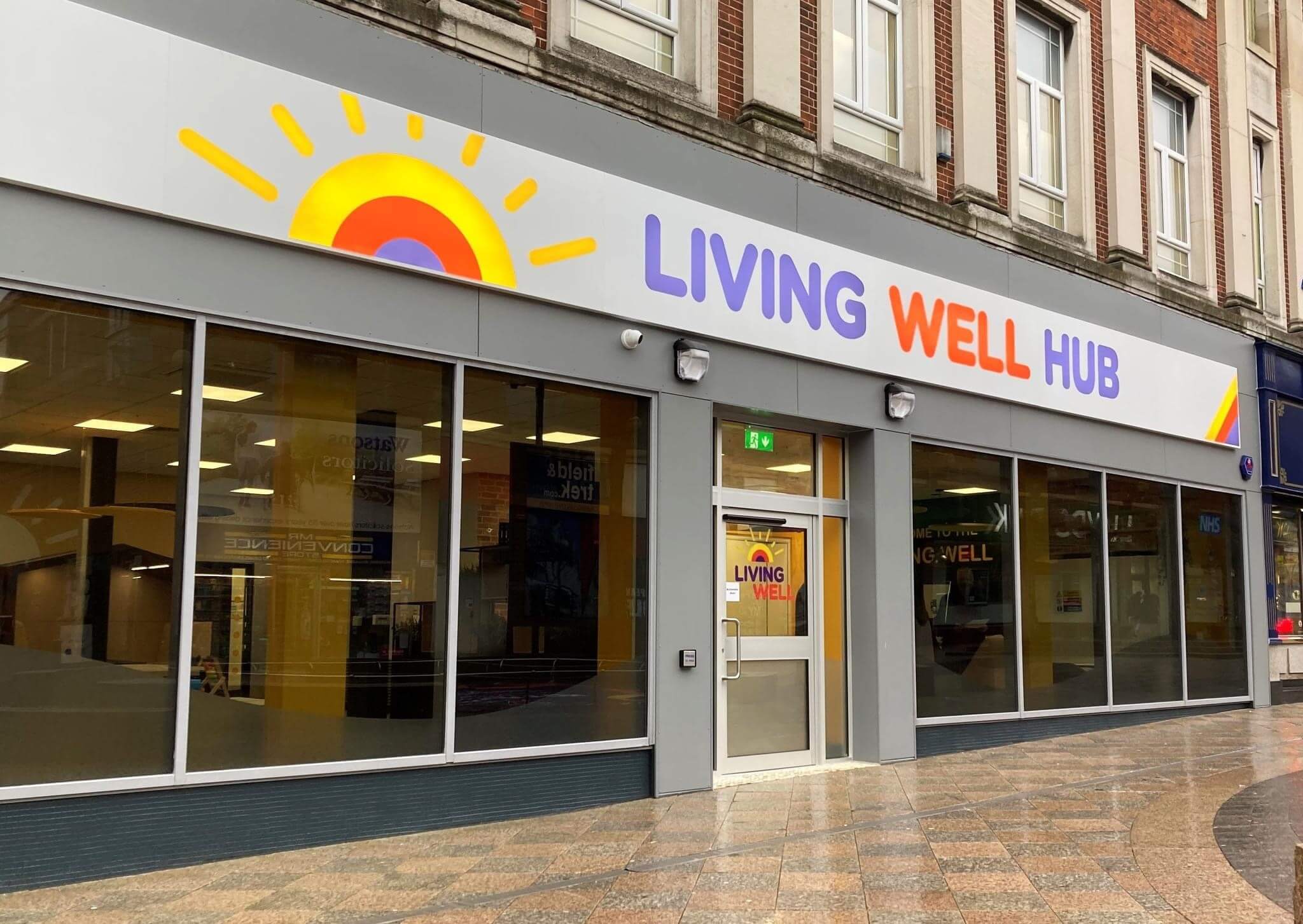Warrington Living Well Hub Front of Building