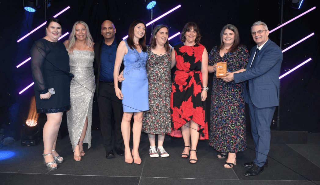 Neonatal team at the Thank You Awards